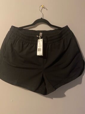 adidas Black women’s Athletic Shorts with Elastic Waistband